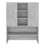 Mueble de lavadora gris hormigón de vidaXL, Accesorios para lavadoras y secadoras - Ref: Foro24-3082012, Precio: 151,02 €, De...