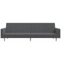 2 seater sofa bed light gray fabric by vidaXL, Sofas - Ref: Foro24-337286, Price: 196,99 €, Discount: %