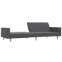 2 seater sofa bed light gray fabric by vidaXL, Sofas - Ref: Foro24-337286, Price: 196,99 €, Discount: %