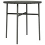 Gray synthetic rattan coffee table 45 cm by vidaXL, Garden tables - Ref: Foro24-317176, Price: 26,31 €, Discount: %