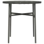 Gray synthetic rattan coffee table 45 cm by vidaXL, Garden tables - Ref: Foro24-317176, Price: 26,31 €, Discount: %