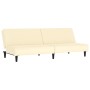 Cremefarbenes 2-Sitzer-Schlafsofa aus Kunstleder von vidaXL, Sofas - Ref: Foro24-337661, Preis: 182,65 €, Rabatt: %