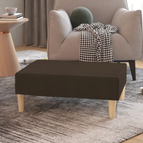 Dark brown fabric footstool 78x56x32 cm by vidaXL, Ottomans - Ref: Foro24-337679, Price: 63,99 €, Discount: %