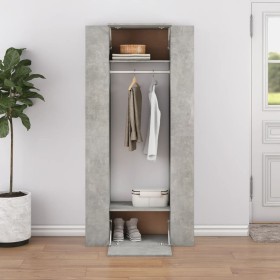 Entryway furniture 2 units plywood gray concrete by vidaXL, Lockers and storage cabinets - Ref: Foro24-3082039, Price: 167,99...