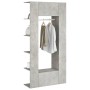 Entryway furniture 2 units plywood gray concrete by vidaXL, Lockers and storage cabinets - Ref: Foro24-3082039, Price: 167,99...