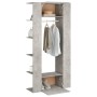 Entryway furniture 2 units plywood gray concrete by vidaXL, Lockers and storage cabinets - Ref: Foro24-3082039, Price: 167,99...