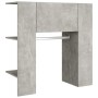 Entryway furniture 2 units plywood gray concrete by vidaXL, Lockers and storage cabinets - Ref: Foro24-3082039, Price: 167,99...