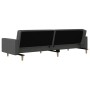 Sofá cama de 2 plazas con dos almohadas tela gris oscuro de vidaXL, Sofás - Ref: Foro24-337605, Precio: 241,46 €, Descuento: %