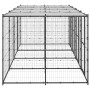 Outdoor steel kennel with roof 9.68 m² by vidaXL, Dog kennels and fences - Ref: Foro24-3082251, Price: 670,44 €, Discount: %