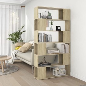 Sonoma oak color space divider shelf 100x24x188 cm by vidaXL, Bookcases and shelves - Ref: Foro24-3082074, Price: 127,99 €, D...