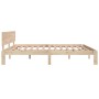 Solid pine wood bed frame 180x200 cm by vidaXL, Beds and slatted bases - Ref: Foro24-833121, Price: 182,46 €, Discount: %