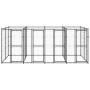 Steel outdoor kennel 9.68 m² by vidaXL, Dog kennels and fences - Ref: Foro24-3082262, Price: 576,99 €, Discount: %