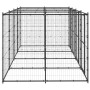 Steel outdoor kennel 9.68 m² by vidaXL, Dog kennels and fences - Ref: Foro24-3082262, Price: 576,99 €, Discount: %