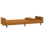 2-seater sofa bed with two brown velvet pillows by vidaXL, Sofas - Ref: Foro24-337636, Price: 216,81 €, Discount: %