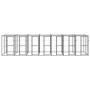 Outdoor steel kennel with roof 16.94 m² by vidaXL, Dog kennels and fences - Ref: Foro24-3082254, Price: 1,00 €, Discount: %