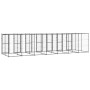 Outdoor steel kennel with roof 16.94 m² by vidaXL, Dog kennels and fences - Ref: Foro24-3082254, Price: 1,00 €, Discount: %