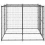 Steel outdoor kennel 4.84 m² by vidaXL, Dog kennels and fences - Ref: Foro24-3082260, Price: 326,07 €, Discount: %