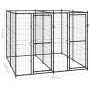 Steel outdoor kennel 4.84 m² by vidaXL, Dog kennels and fences - Ref: Foro24-3082260, Price: 326,07 €, Discount: %