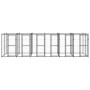 Steel outdoor kennel 14.52 m² by vidaXL, Dog kennels and fences - Ref: Foro24-3082264, Price: 872,99 €, Discount: %