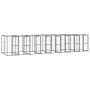 Steel outdoor kennel 19.36 m² by vidaXL, Dog kennels and fences - Ref: Foro24-3082266, Price: 1,00 €, Discount: %