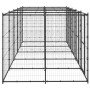 Steel outdoor kennel 12.1 m² by vidaXL, Dog kennels and fences - Ref: Foro24-3082263, Price: 747,27 €, Discount: %