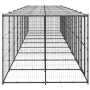 Outdoor steel kennel with roof 21.78 m² by vidaXL, Dog kennels and fences - Ref: Foro24-3082256, Price: 1,00 €, Discount: %