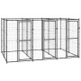 Steel outdoor kennel 7.26 m² by vidaXL, Dog kennels and fences - Ref: Foro24-3082261, Price: 447,99 €, Discount: %