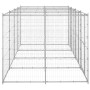 Outdoor galvanized steel dog kennel 9.68 m² by vidaXL, Dog kennels and fences - Ref: Foro24-3082284, Price: 573,10 €, Discoun...