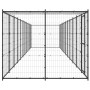 Outdoor steel kennel with roof 26.62 m² by vidaXL, Dog kennels and fences - Ref: Foro24-3082297, Price: 904,66 €, Discount: %