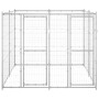 Galvanized steel outdoor kennel 4.84 m² by vidaXL, Dog kennels and fences - Ref: Foro24-3082282, Price: 313,99 €, Discount: %