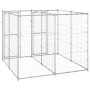 Galvanized steel outdoor kennel 4.84 m² by vidaXL, Dog kennels and fences - Ref: Foro24-3082282, Price: 313,99 €, Discount: %