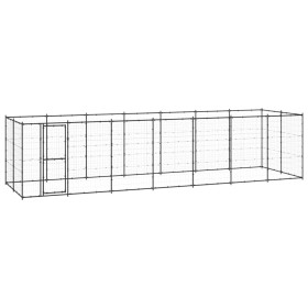 Steel outdoor kennel 16.94 m² by vidaXL, Dog kennels and fences - Ref: Foro24-3082300, Price: 586,38 €, Discount: %