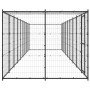 Outdoor steel kennel with roof 21.78 m² by vidaXL, Dog kennels and fences - Ref: Foro24-3082296, Price: 727,99 €, Discount: %