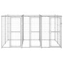 Outdoor steel kennel with roof 7.26 m² by vidaXL, Dog kennels and fences - Ref: Foro24-3082272, Price: 498,34 €, Discount: %