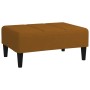 Brown velvet footstool 78x56x32 cm by vidaXL, Ottomans - Ref: Foro24-337766, Price: 53,72 €, Discount: %