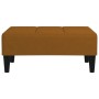 Brown velvet footstool 78x56x32 cm by vidaXL, Ottomans - Ref: Foro24-337766, Price: 53,72 €, Discount: %