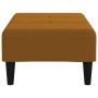 Brown velvet footstool 78x56x32 cm by vidaXL, Ottomans - Ref: Foro24-337766, Price: 53,72 €, Discount: %