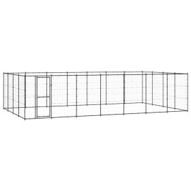 Outdoor steel dog kennel 33.88 m² by vidaXL, Dog kennels and fences - Ref: Foro24-3082315, Price: 715,99 €, Discount: %