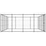 Steel outdoor kennel 24.2 m² by vidaXL, Dog kennels and fences - Ref: Foro24-3082314, Price: 587,99 €, Discount: %