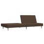 2-seater sofa bed in brown fabric by vidaXL, Sofas - Ref: Foro24-337278, Price: 165,96 €, Discount: %