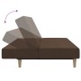 2-seater sofa bed in brown fabric by vidaXL, Sofas - Ref: Foro24-337278, Price: 165,96 €, Discount: %