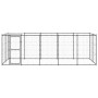 Outdoor steel kennel with roof 12.1 m² by vidaXL, Dog kennels and fences - Ref: Foro24-3082294, Price: 472,99 €, Discount: %