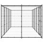 Outdoor steel kennel with roof 12.1 m² by vidaXL, Dog kennels and fences - Ref: Foro24-3082294, Price: 472,99 €, Discount: %