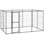 Steel outdoor kennel 7.26 m² by vidaXL, Dog kennels and fences - Ref: Foro24-3082298, Price: 325,94 €, Discount: %