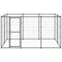 Steel outdoor kennel 7.26 m² by vidaXL, Dog kennels and fences - Ref: Foro24-3082298, Price: 325,94 €, Discount: %