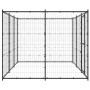 Steel outdoor kennel 7.26 m² by vidaXL, Dog kennels and fences - Ref: Foro24-3082298, Price: 325,94 €, Discount: %