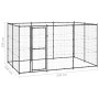 Steel outdoor kennel 7.26 m² by vidaXL, Dog kennels and fences - Ref: Foro24-3082298, Price: 325,94 €, Discount: %