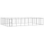 Steel outdoor kennel 65.34 m² by vidaXL, Dog kennels and fences - Ref: Foro24-3082326, Price: 1,00 €, Discount: %