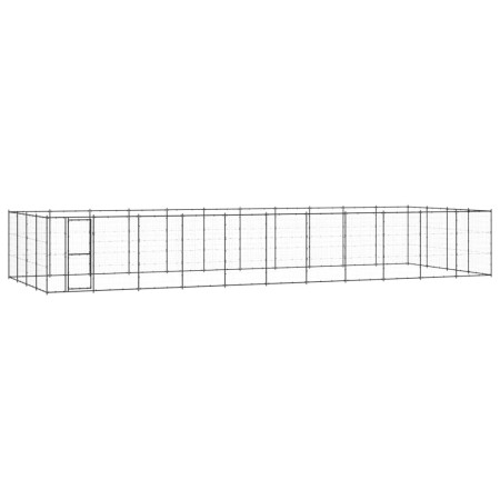 Outdoor steel dog kennel 53.24 m² by vidaXL, Dog kennels and fences - Ref: Foro24-3082317, Price: 1,00 €, Discount: %