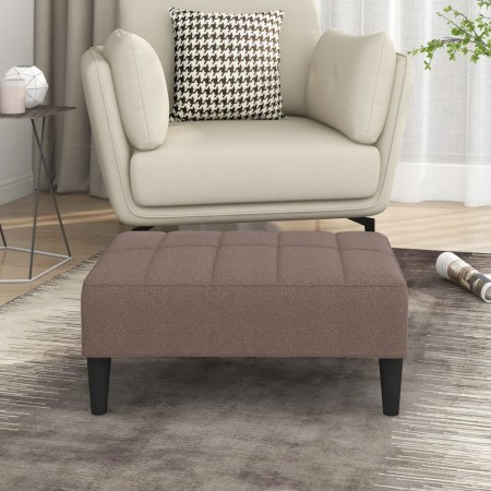 Reposapiés de tela gris taupe 78x56x32 cm de vidaXL, Otomanas - Ref: Foro24-337786, Precio: 76,99 €, Descuento: %